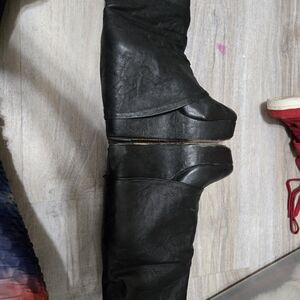 Black Leather Boots
